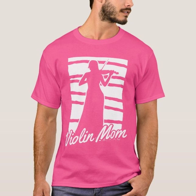 Camiseta Violin Violinist Mother vintage (Anverso)