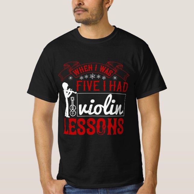 Camiseta Violin violinist musician gift (Anverso)