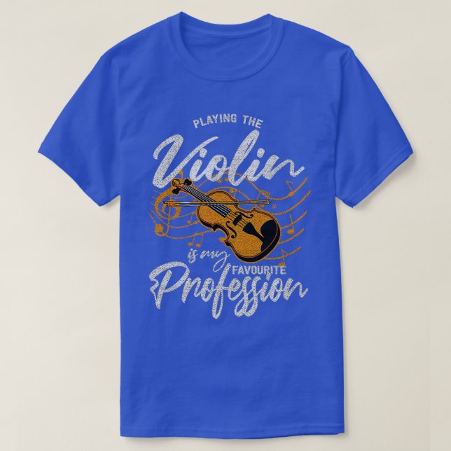 Camiseta Violín Violinista (Diseño del anverso)