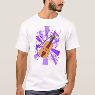 Camiseta Violín y música
