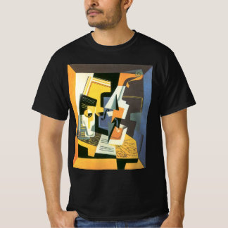 Camiseta Violín y vidrio de Juan Gris, cubismo vintage