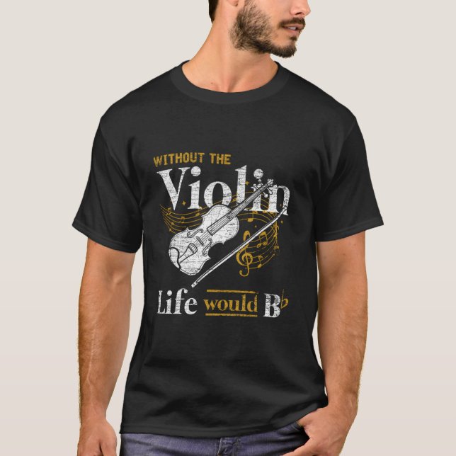 Camiseta Violinist Music Musician Violin (Anverso)
