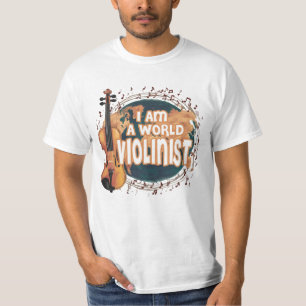 Camiseta violinist world