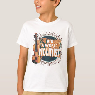 Camiseta violinist world