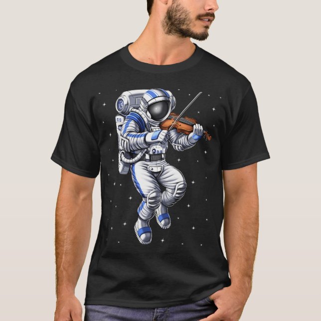 Camiseta Violinista Astronauta (Anverso)