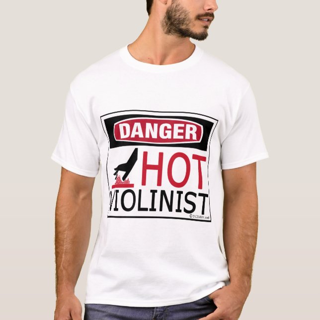 Camiseta Violinista caliente (Anverso)