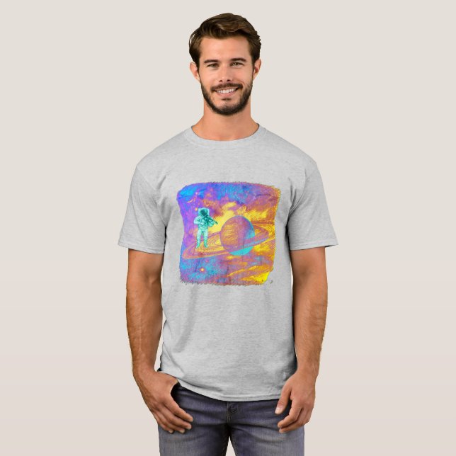 Camiseta Violinista Cósmico (Anverso completo)