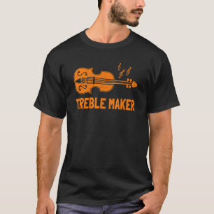 Camiseta Violinista Cuidada Para Hombres Música De Violín V