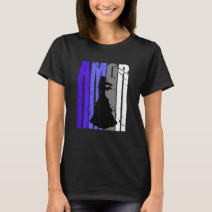 Camiseta Violinista de Amor Afligido Violín Verde Inspiraci