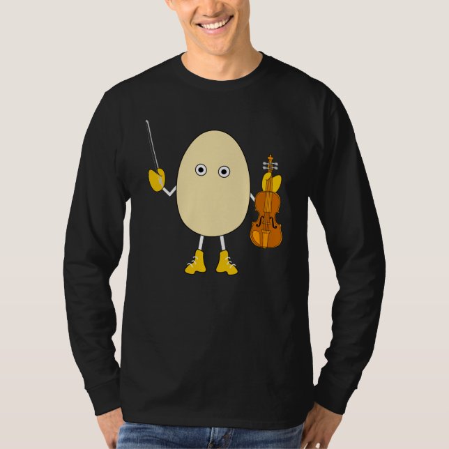 Camiseta Violinista de Egghead (Anverso)