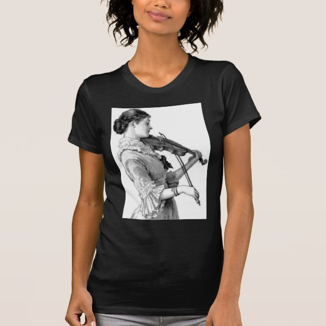 Camiseta Violinista de época (Anverso)