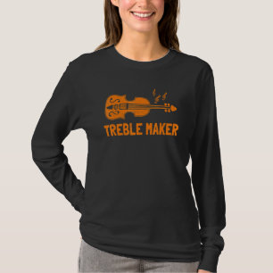 Camiseta Violinista Lindo Para Hombres Mujeres Violín Músic