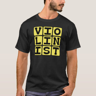 Camiseta Violinista, Músico de Instrumento de Cuerda