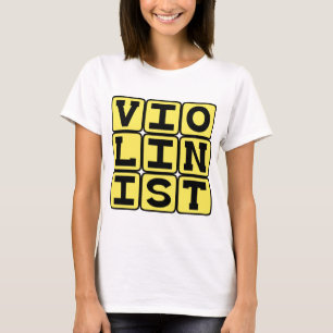 Camiseta Violinista, Músico de Instrumento de Cuerda