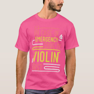Camiseta Violinista Músico Orquesta Instrumento Violín