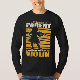 Camiseta Violinista Padre Violinista Violín Violín