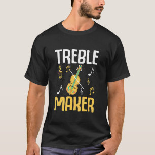 Camiseta Violinista violinista de Treble Maker