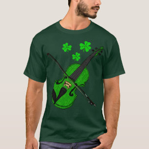Camiseta Violinista violinista de violín del Día de San Pat