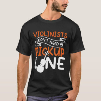 Camiseta Violinista violinista jugador de violín