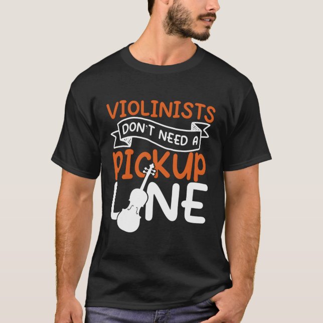 Camiseta Violinista violinista jugador de violín (Anverso)