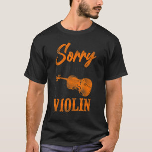 Camiseta Violinista Violinista Vintage Lamento Tener Planes