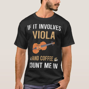 Camiseta Violista De Café Y Viola