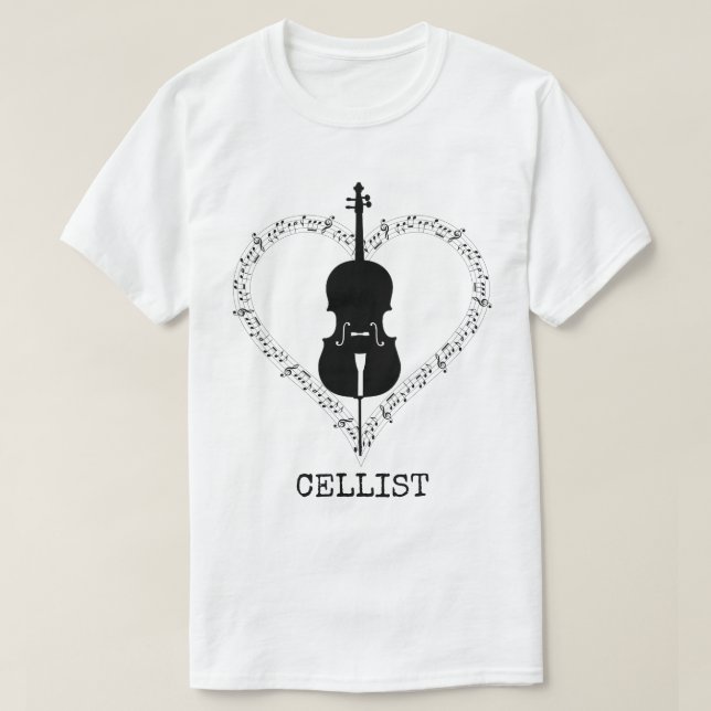 Camiseta Violoncelista (Diseño del anverso)