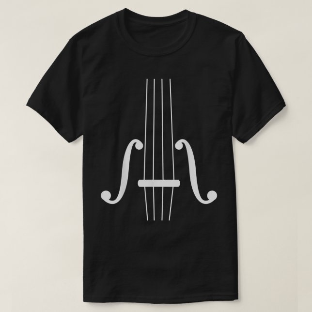 Camiseta Violoncello Cello Halloween Costume Musical・ (Diseño del anverso)