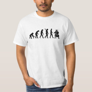Camiseta Violoncelo de la evolución