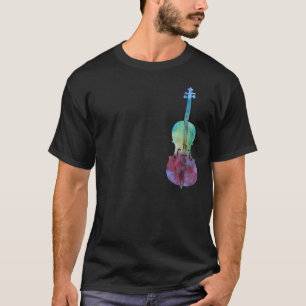 Camiseta Violoncelo lavado color