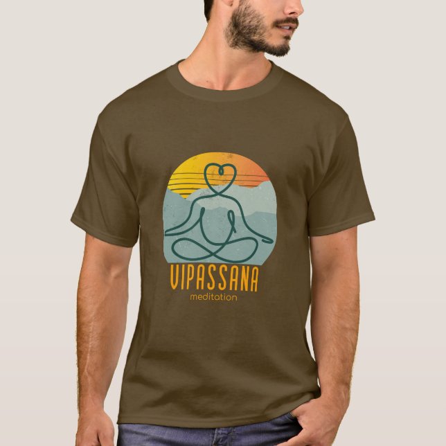 Camiseta Vipassana Meditación Amor Amabilidad Metta Anicca (Anverso)