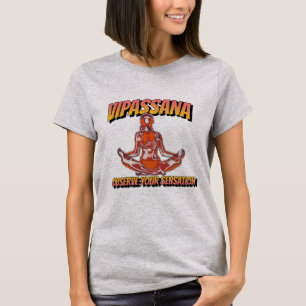 Camiseta Vipassana Meditación Observar Tu Sensación Anicca