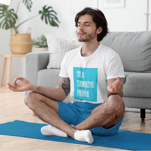 Camiseta Vipassana Meditación Sila Samadhi Equidad de panna (Subido por el creador)