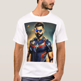 Camiseta "Virat Kohli: Desafiando fronteras y dominando