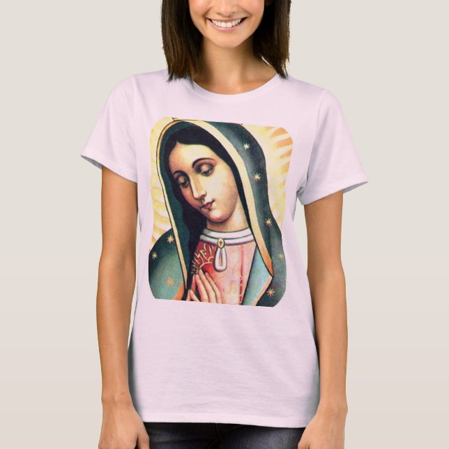 Camiseta Virgen de Guadalupe DARK (Anverso)