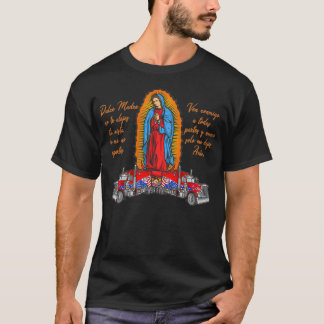 Camiseta Virgen de Guadalupe protegido a los camioneros