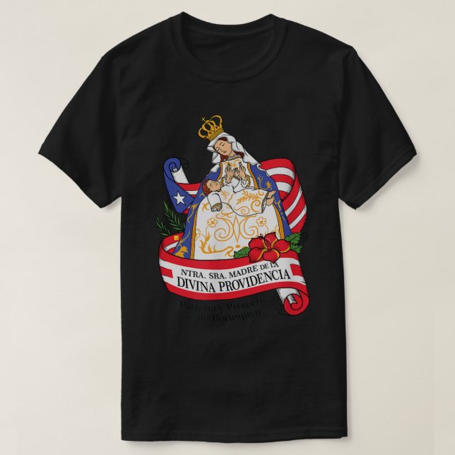 Camiseta Virgen de la Providencia Patrona de Puerto Rico53 (Diseño del anverso)