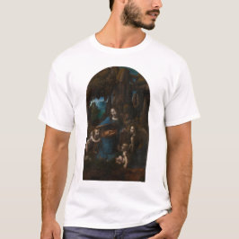 Camiseta Virgen de las rocas de Leonardo da Vinci