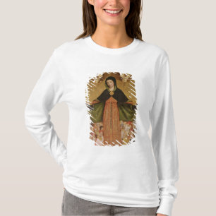 Camiseta Virgen de Misericordia, detalle de la central