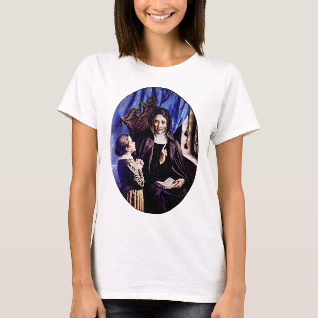 Camiseta Virgen de San Ángela Merici y fundadora (Anverso)