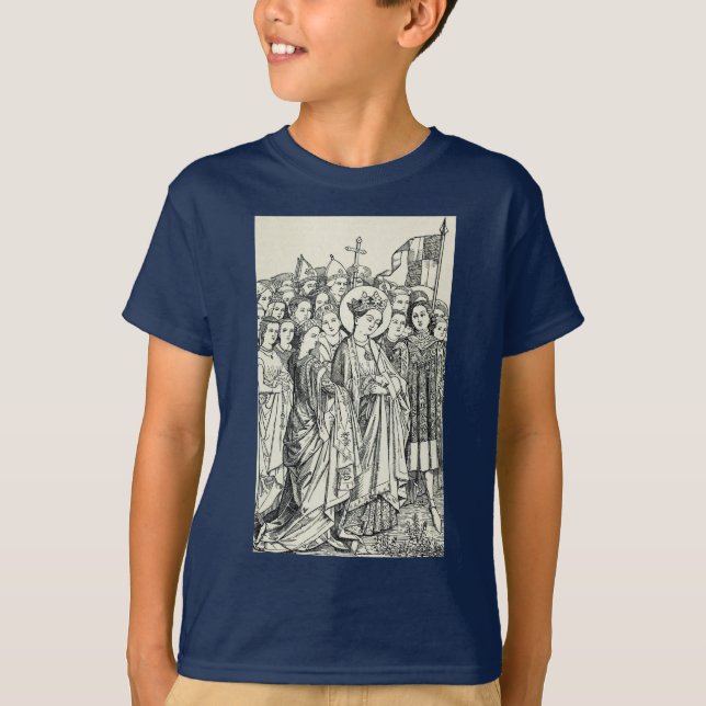Camiseta Virgen de Santa Úrsula y mártir (Anverso)