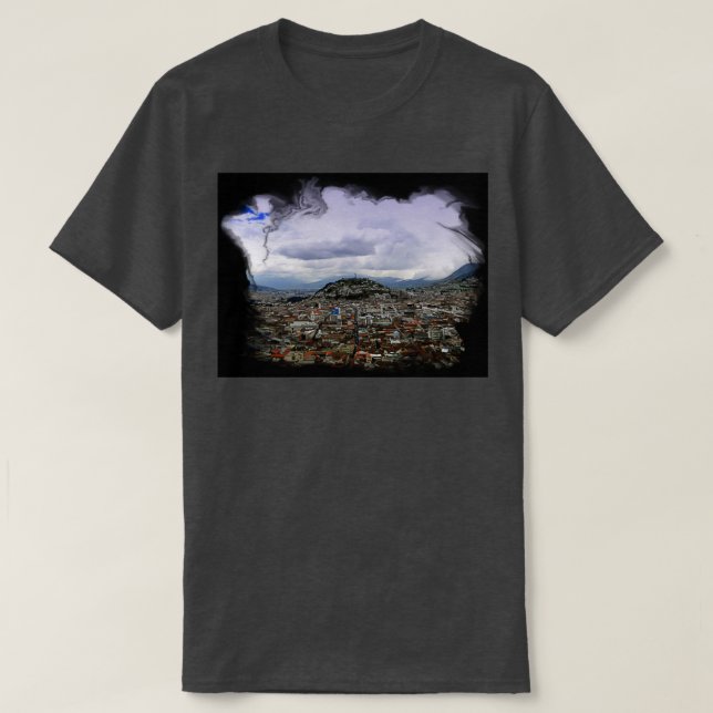 Camiseta Virgen del Panecillo VIII Quito Ecuador (Diseño del anverso)
