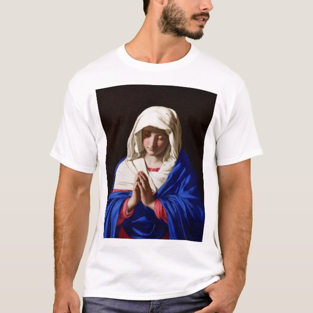 Camiseta Virgen en la oración, Sassoferrato (Anverso)