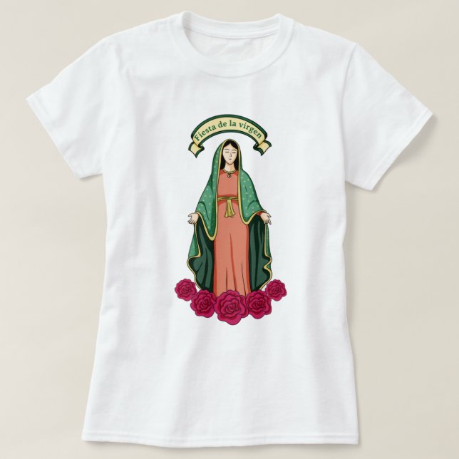 Camiseta Virgen María (Diseño del anverso)