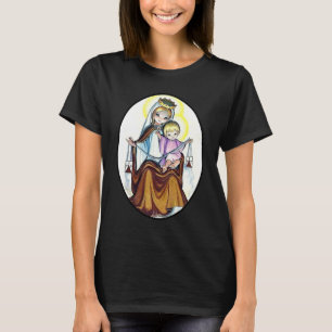 Camiseta Virgen María animada