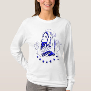 Camiseta Virgen María bendecido - madre de dios