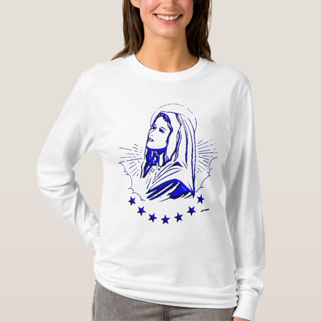 Camiseta Virgen María bendecido - madre de dios (Anverso)
