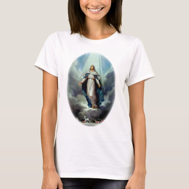 Camiseta Virgen María bendecido - madre de dios (Anverso)