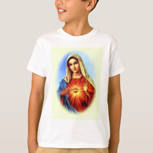 Camiseta Virgen María bendecido - madre de dios