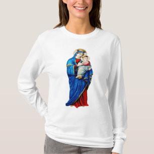 Camiseta Virgen María con el Niño Jesús